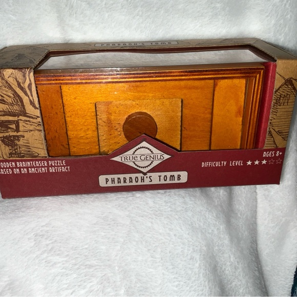TRUE GENIUS PHAROAH'S TOMB WOOD BRAINTEASER PUZZLE BOX - U. BRAND NEW IN BOX! - Picture 13 of 16
